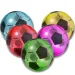 Barevný fotbalový míč s vzorem, gumový míč v různých barvách, 23 cm.