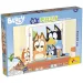 Bluey 2 v 1, puzzle a omalovánka 24 kusů, 50x35 cm – Lisciani