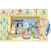 Bluey a přátelé interaktivní 24dílné podlahové puzzle - Clementoni
