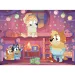 Bluey pohádkový večer 2 v 1, 24dílné puzzle a omalovánka 35x25 cm - Lisciani