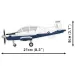 COBI: Beechcraft T-6 Texan II modrý-bílý stavebnice (26624)
