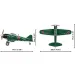 COBI: Stavebnice stíhacího letounu Mitsubishi A6M2 „Zero“ (5861)