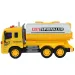 City Truck: Žlutý nákladní automobil s cisternou se světlem a zvukem 1/18