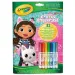 Crayola: Barvy a aktivity - Gabi domeček pro panenky s 7 fixy