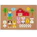 Dřevěná deska s figurkami zvířat - Woodyland