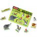 Dřevěná zvuková skládačka se zvířaty z zoo - Melissa &amp; Doug