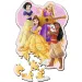 Dřevěné puzzle Disney princezny 50 dílků - Trefl