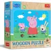 Dřevěné puzzle Peppa Pig 24 dílků - Trefl