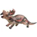 Dino World: Figurka dinosaura Styracosaurus z vinylu, která vydává zvuky, s bavlněnou výplní, 35 cm