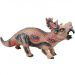 Dino World: Figurka dinosaura Styracosaurus z vinylu, která vydává zvuky, s bavlněnou výplní, 35 cm