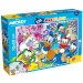 Disney Kačeří příběhy 2 v 1 108dílné puzzle a omalovánky 70x50cm - Lisciani