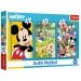 Disney: Mickeyho klubík 3x80ks puzzle - Trefl