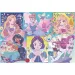 Disney Princezny – Manga kouzlo 2 v 1, 250dílné puzzle a omalovánka 50x35 cm – Lisciani