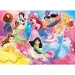 Disney Princezny 2 v 1 2x24dílné maxi puzzle a omalovánky - Lisciani