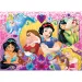 Disney Princezny 2 v 1 2x24dílné maxi puzzle a omalovánky - Lisciani
