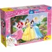 Disney Princezny 2 v 1 maxi puzzle 35 dílků a omalovánky 70x50 cm - Lisciani