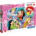 Disney Princezny a jejich oblíbení Supercolor puzzle 60 dílků - Clementoni