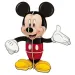 Disney: Puzzle Mickey Mouse s 104 díly + 3D model Mickey - Clementoni
