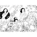 Disney princezny 2 v 1 24dílné puzzle a omalovánka 35x25 cm - Lisciani