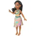Disney princezny: Mini panenka princezna Pocahontas s lesklou sukní – Mattel