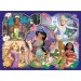 Disney princezny a jejich zvířátka 2 v 1 24dílné Eco mini puzzle a omalovánka 35x25 cm – Lisciani