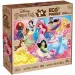 Disney princezny tým 2 v 1, 24dílné Eco maxi puzzle a omalovánky 70x50 cm - Lisciani