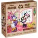 Dobrodružství Minnie myšky a Daisy kachny 2 v 1, 24dílné Eco maxi puzzle a omalovánka 70x50 cm – Lisciani