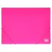 Duch: Neon růžová plastová gumičková složka A4