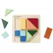 Eichhorn: Dřevěná Montessori barevná a tvarová skládačka – Logická hra pro malé ruce - Simba Toys
