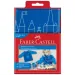 Faber-Castell: malířská zástěra pro děti v modré barvě