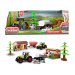 Farmářská stáj s traktorem, 7dílná sada
