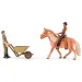 Faunica: Stáj s koněm a doplňky - Woodyland