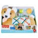 Fisher-Price: Plyšový štěně Corgi s hrací podložkou, chrastítkem, kousátkem a zrcátkem - Mattel
