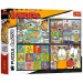 Garfieldova dobrodružství 4x250dílné puzzle - Trefl