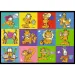 Garfieldova dobrodružství 4x250dílné puzzle - Trefl