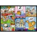 Garfieldova dobrodružství 4x250dílné puzzle - Trefl