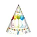 Happy Birthday papírová čepice 6ks
