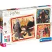 Harry Potter 3x48dílné Supercolor puzzle - Clementoni