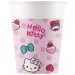 Hello Kitty 8 ks papírových kelímků sada 200ml