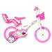 Hello Kitty růžovo-bílé jízdní kolo ve velikosti 12 – Dino Bikes