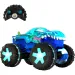 Hot Wheels Monster Trucks: Interaktivní dálkově ovládané Mega Wrex monster auto - Mattel
