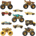 Hot Wheels Monster Trucks: multipack 11 ks autíček „Šampion“ - Mattel