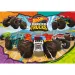 Hot Wheels Monster trucks 2 x 60dílné maxi podlahové puzzle 50x35 cm - Lisciani