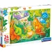 Hrající si dinosauři 24 ks maxi supercolor puzzle - Clementoni
