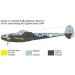 Italeri 1/72 P-38J Lightning model letadla