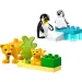 LEGO® DUPLO®: Zvířecí rodiny ve volné přírodě: Tučňáci a lvi (10442)