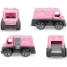 LENA: Truxx Růžový nákladní auto s koněm a figurkou