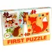 Lesní zvířata dětské puzzle - D-Toys