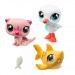 Littlest Pet Shop: 3dílná sada figurek v tubě, různé druhy, 1ks