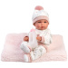 Llorens: Bimba 35 cm novorozená panenka s lahvičkou a dekou